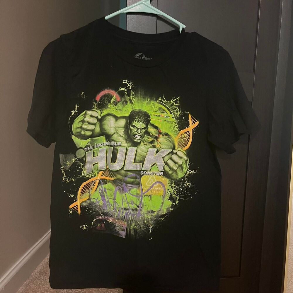 Unbranded Men's Black and Green T-shirt